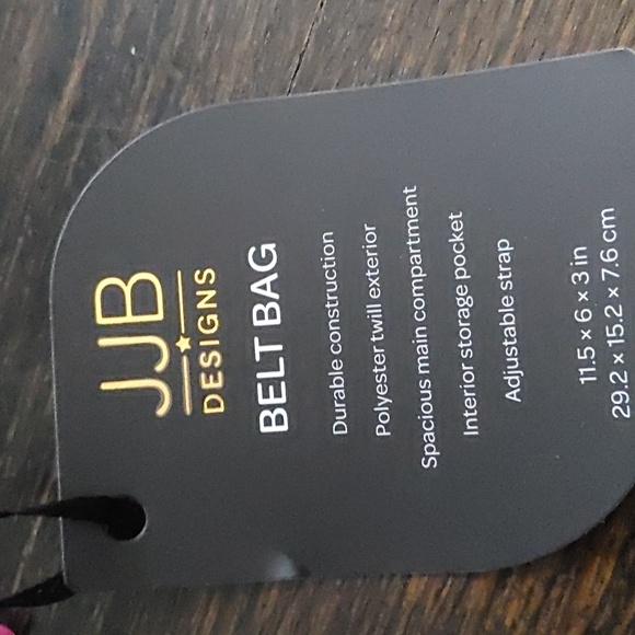 NWT Ju-Ju-Be Fanny Pack Crossbody Belt Bag Pink Adjustable Strap - Picture 3 of 5